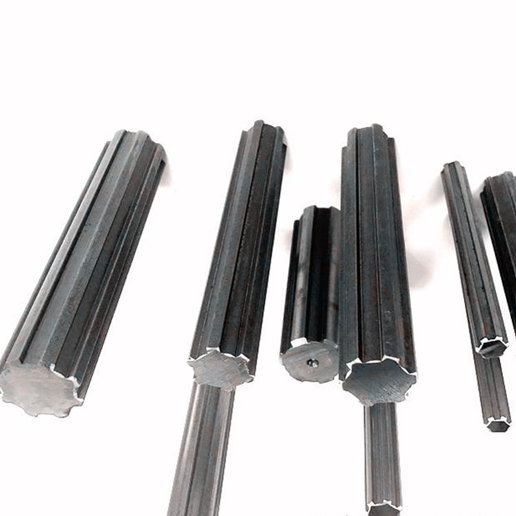 精密冷拔花键轴 冷拉梅花钢 齿轮轴  旋挖机用冷拉花键轴