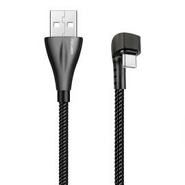 7%吃鸡神器u型手游数据线弯头快充type-c 适用苹果安卓充电线编制东