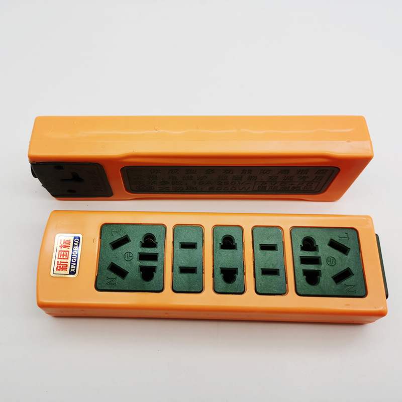 无线排插多孔插座青18孔多功能插排青红18接线插板厂家直销