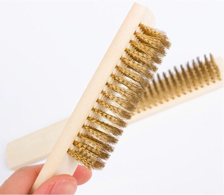 文玩钢丝刷金刚菩提清洁刷文玩刷子磨砂鞋绒面鞋清洁刷钢丝刷除锈