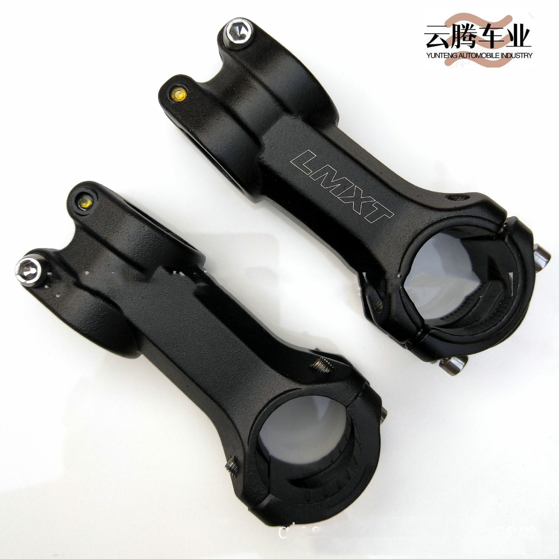 山地车把立自行车龙头把立铝合金把立车前把立黑色车把把立头配件