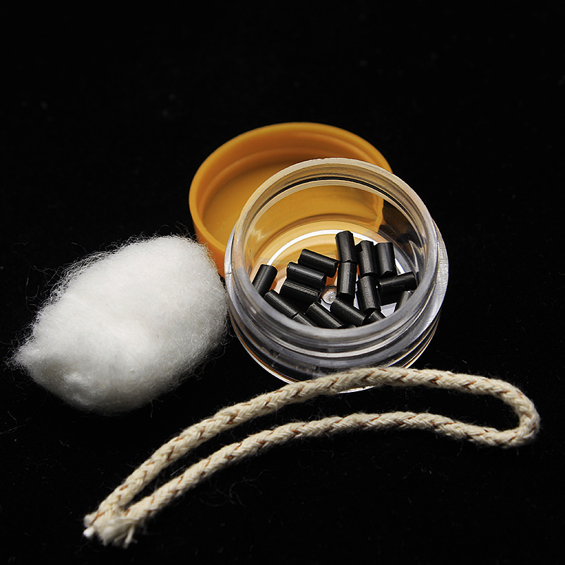 fcw精品黑色打火石 2.2mm2.5mm通用大多数火机瓶装黑火石贴标套装