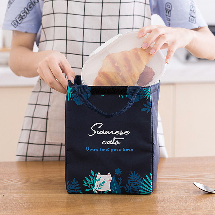 Korean Creative Magic Forest Insulated Bag Thick Portable Heat Preservation Lunch Bag Outdoor Lunch Picnic Bag