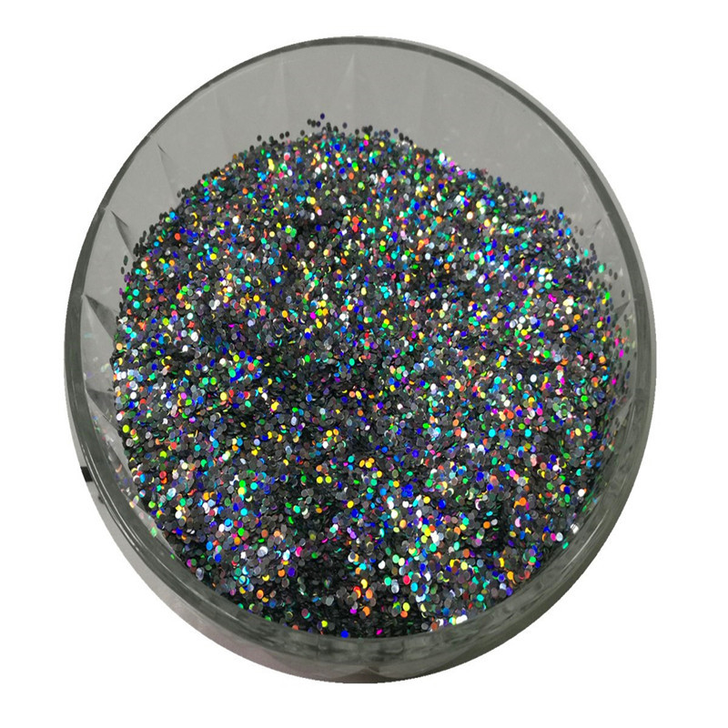 彩色镭射 3d条纹亮片 超薄圆形指甲贴片 七彩压纹亮片幻彩金葱粉