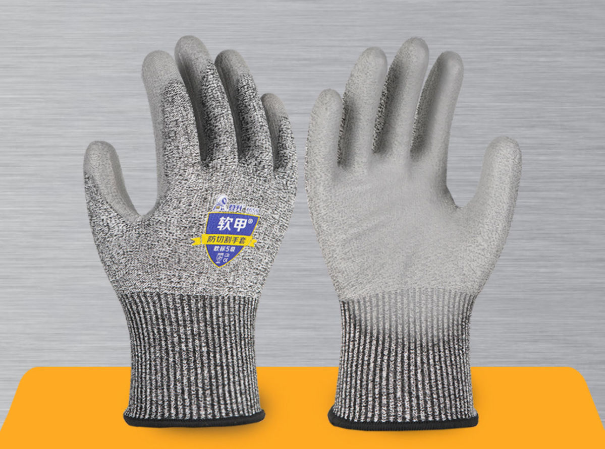 登升劳保切割手套防割伤防刺钢丝5级软甲659厨房耐磨玻璃木工
