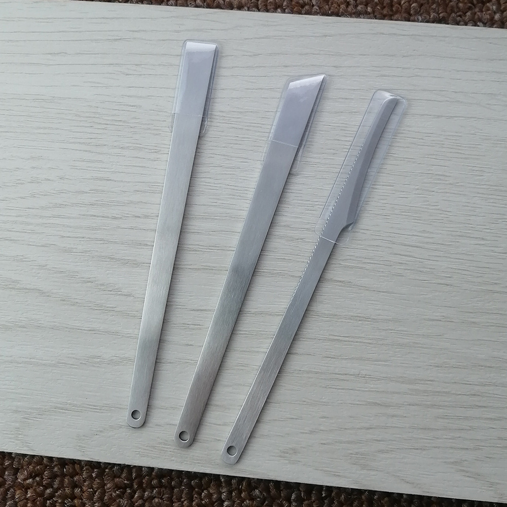 源头工厂批发130mm平口修脚刀斜口修脚刀去死皮刮脚刀指甲刀套装