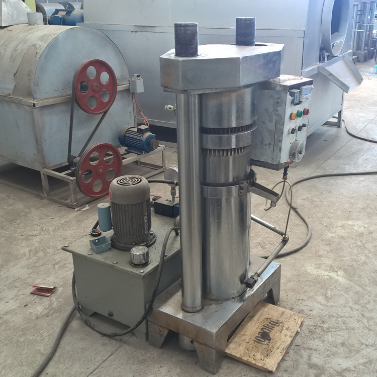 节能核桃油液压榨油机立式不锈钢液压香油机商用芝麻榨油机设备