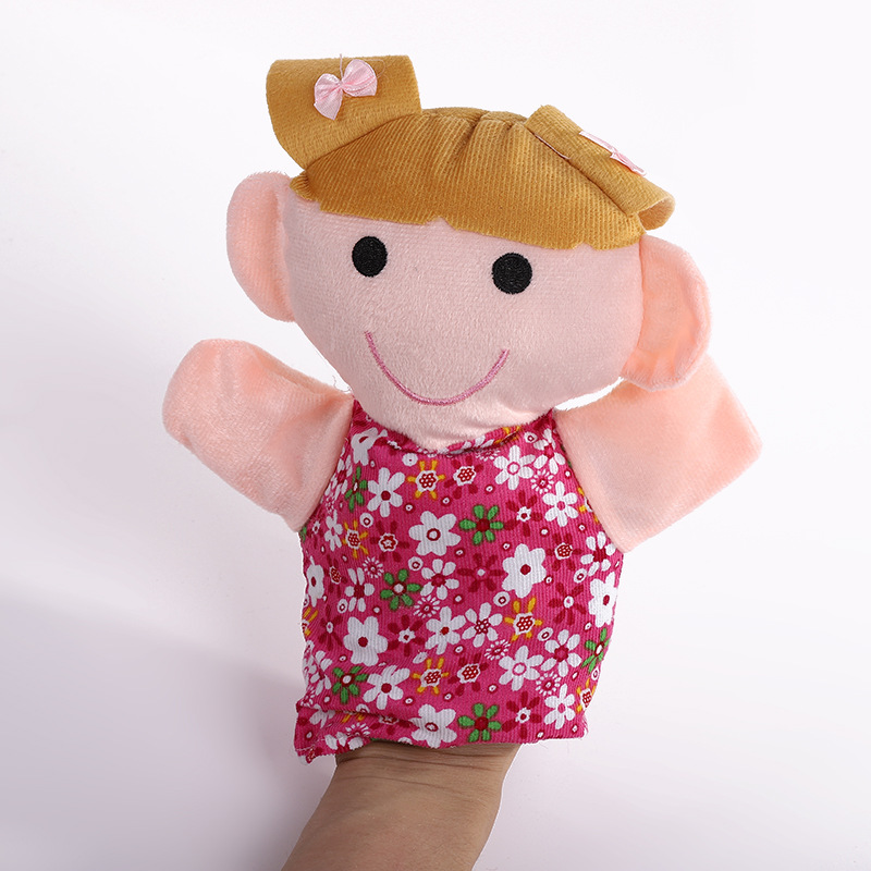 毛绒布手偶玩具 手套娃娃幼儿园故事 睡眠安抚玩偶 现货批发直销