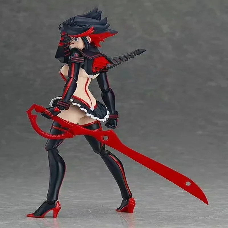 美少女 figma 220 双斩少女斩服少女 缠流子 超可动手办模型摆件