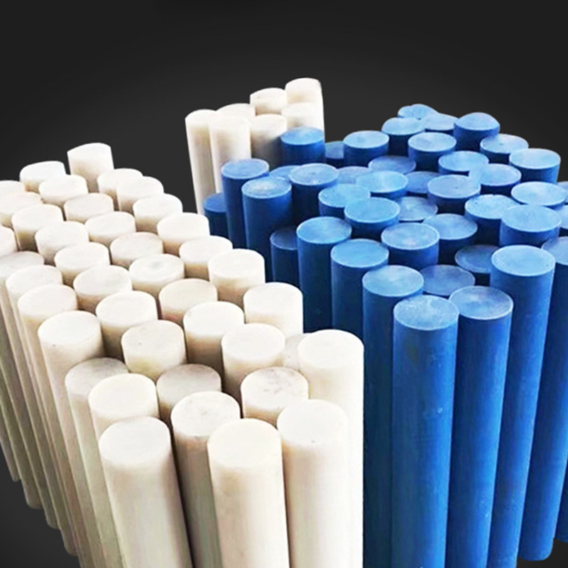 厂家定制防静电尼龙棒白色耐磨pa6塑料棒聚酰胺板材实心尼龙棒