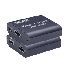 HDMI采集卡USB转HDTV带环出高清直播usb外置switch游戏ps4录制盒
