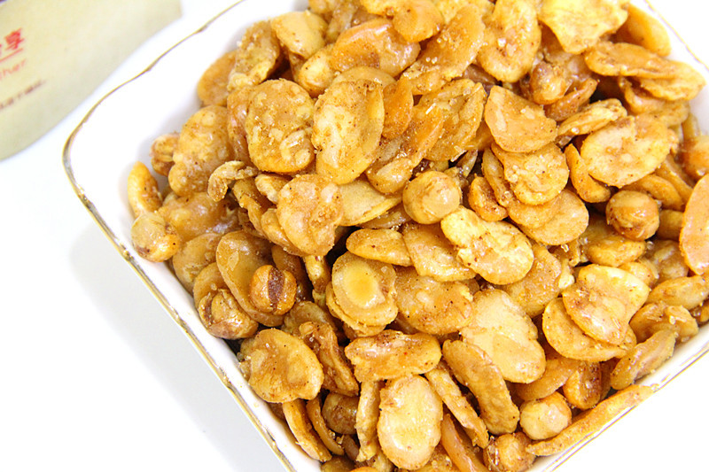 新香酥油炸豆瓣蚕豆休闲食茶室豆制