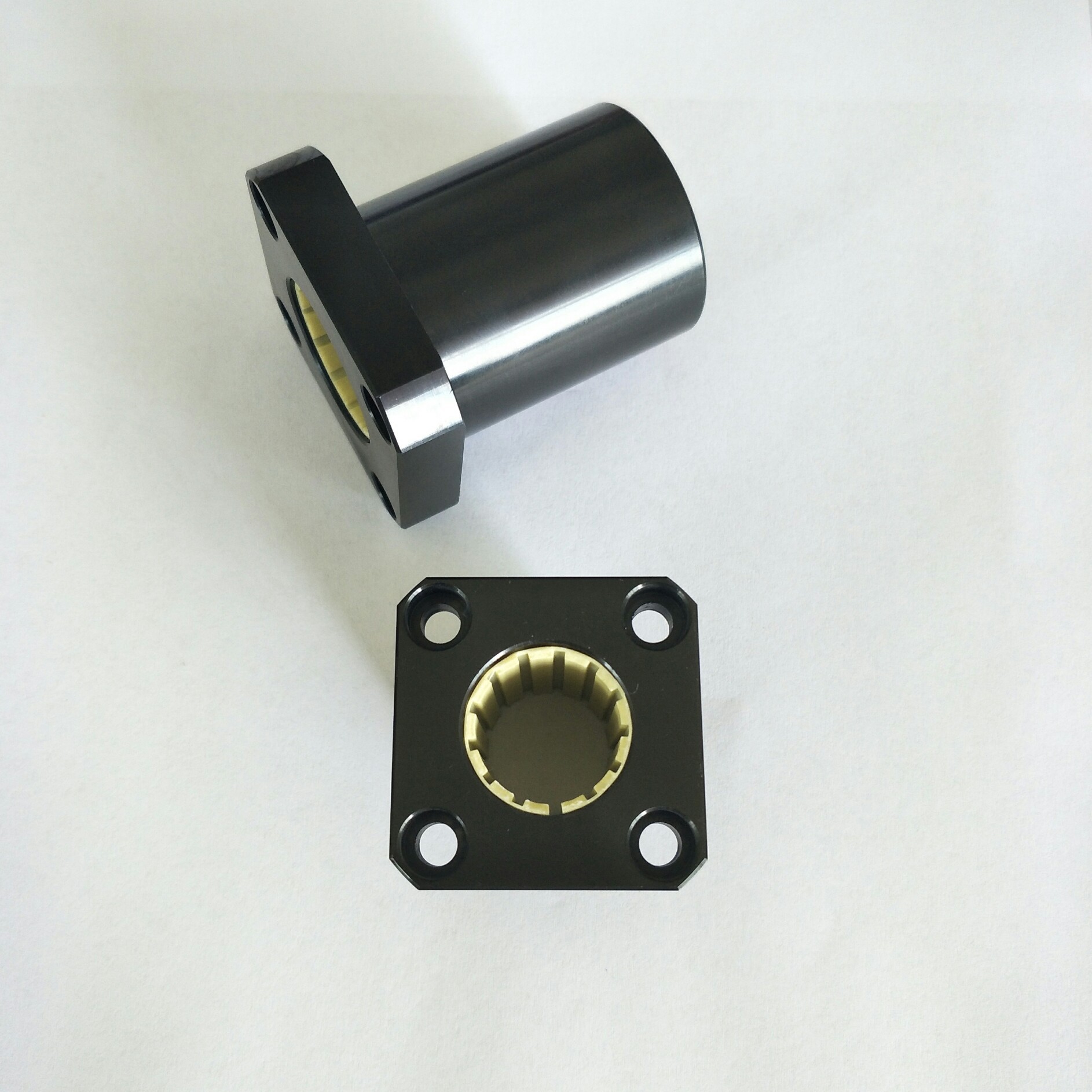 igus易格斯同款方法兰型工程塑料直线轴承座铝fjum-02 lin-11rk