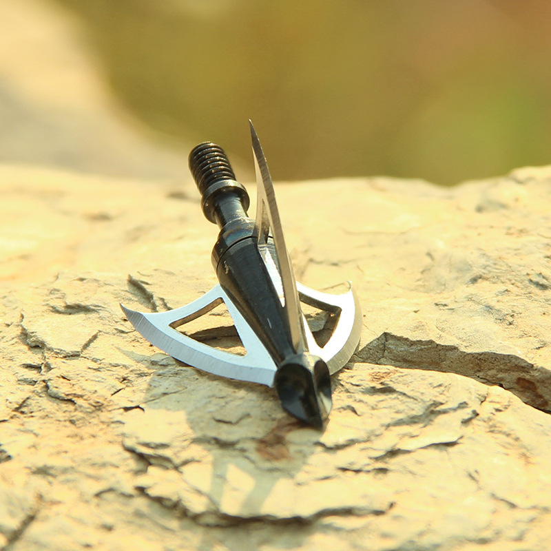 跨境批发户外射箭猎箭头金属箭头 狼牙仿古箭头 弓箭器材配件厂家