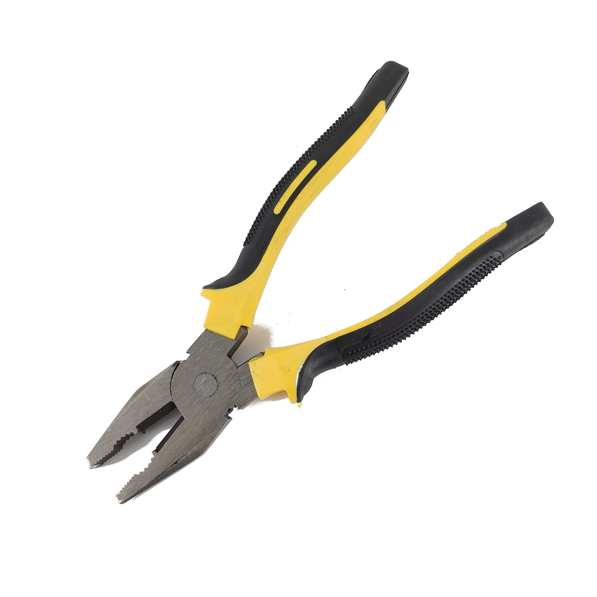 批发钢丝钳 临沂五金工具手动平口老虎钳子五元货源