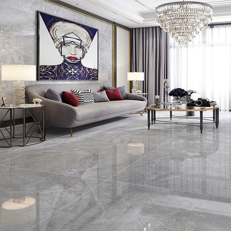 通体大理石瓷砖800x800客厅地砖新款防滑北欧灰色地板砖