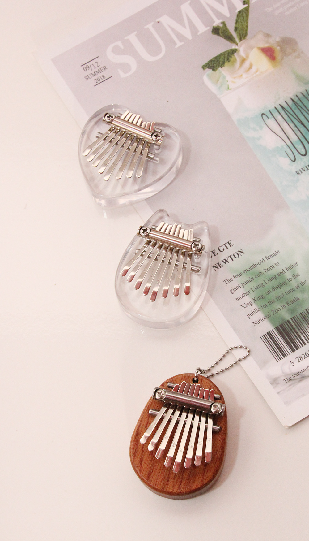 mini拇指琴中8音卡林巴琴迷你kalimba卡琳巴琴手指钢琴工厂代发