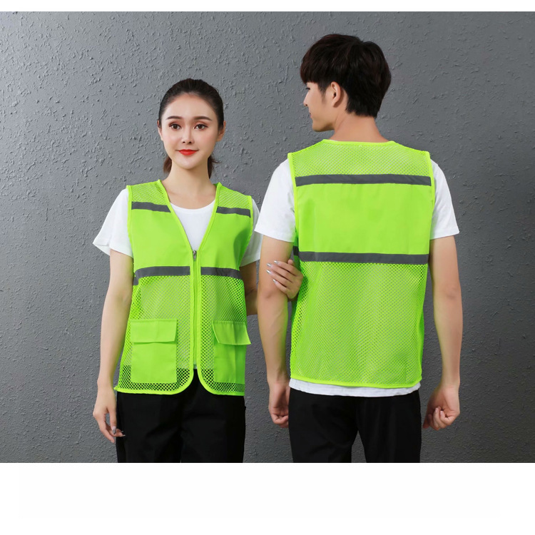 Advertising Vest Customized Volunteer Vest Reflective Mesh Vest Volunteer Vest Sanitation Vest Logo