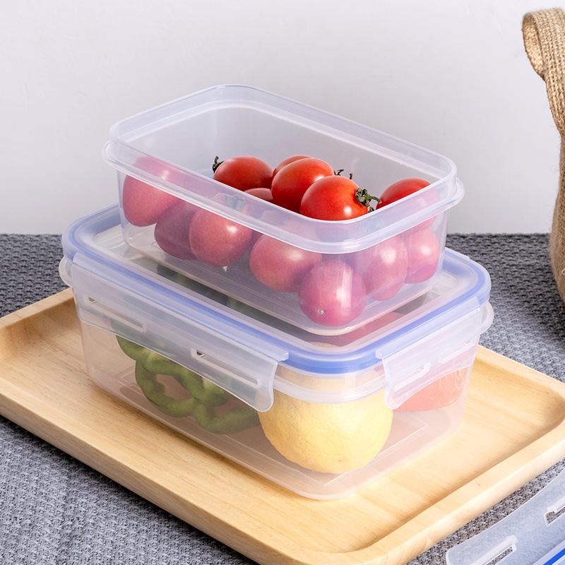 Milk Tea Fruit Powder Can Plastic Lunch Box Food Pp Three-Piece Food Storage Case Set 4-Piece Sealed Lunch Box Storage Box Lunch Box