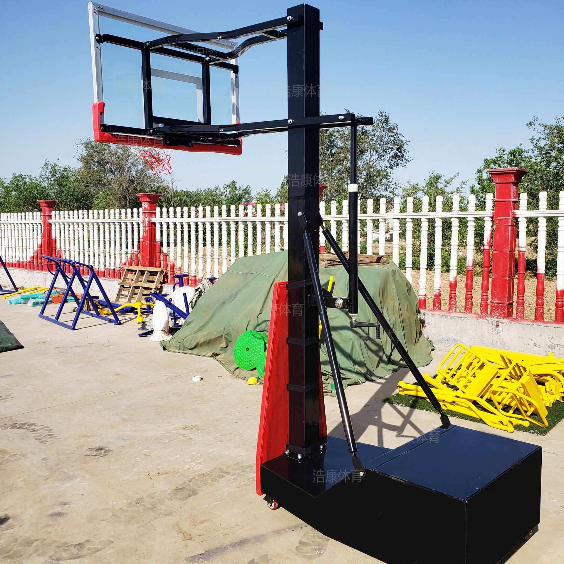 中小学移动式家用篮球架 户外 幼儿园篮架 儿童升降篮球架 可扣篮