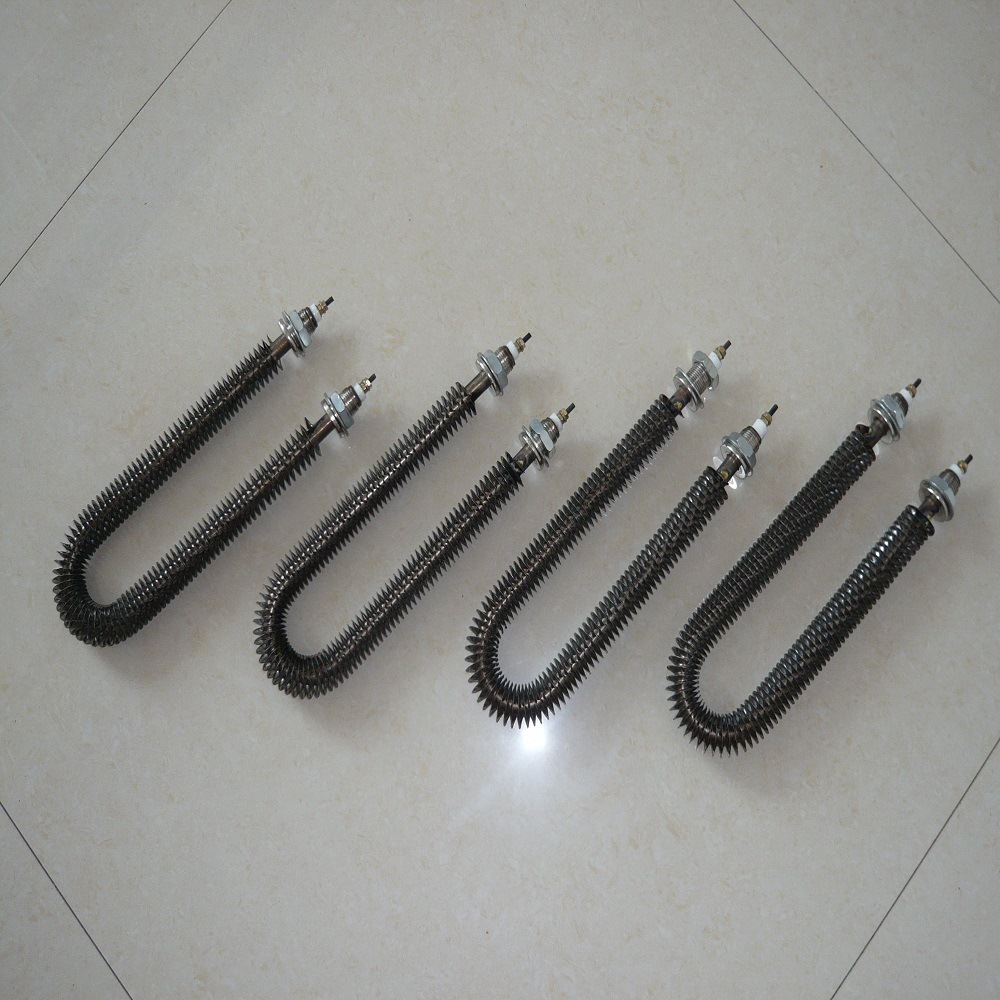 定制翅片式不锈钢加热管 烘箱专用不锈钢翅片散热管 翅片电加热管