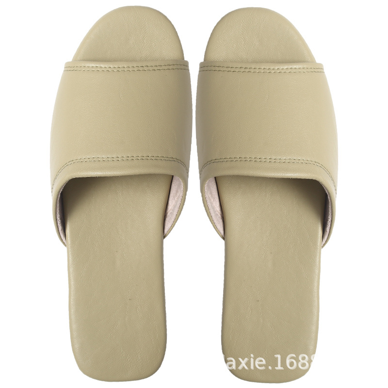 Summer Office Flip-flops Home Leather Slippers