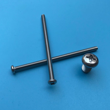 批发不锈钢盘头螺丝 圆头机牙螺钉十字圆头螺丝加长不锈钢紧固件