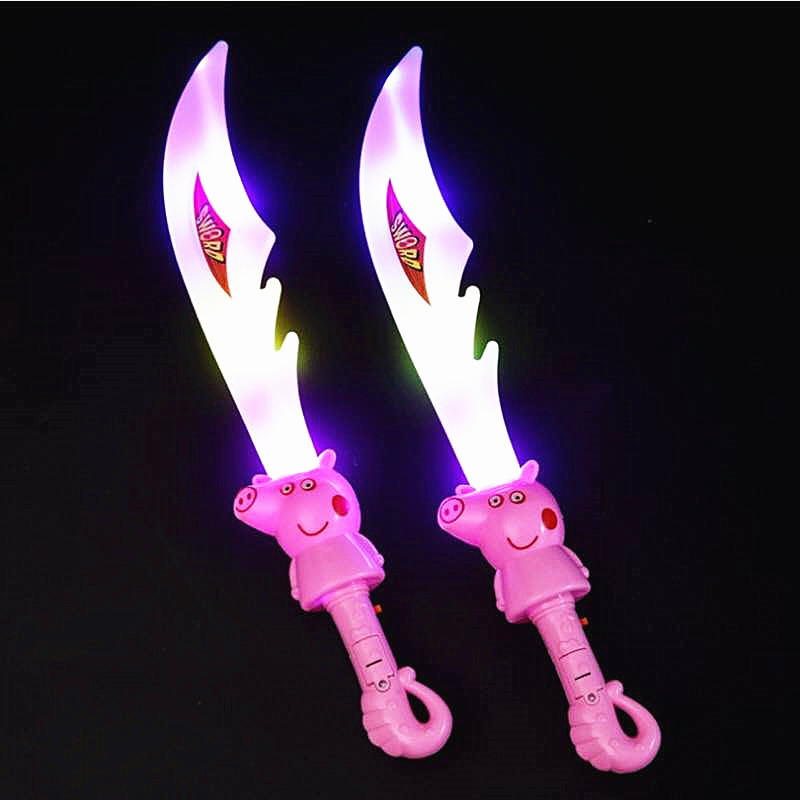 发光电子小刀小号迷你闪光刀剑小孩兵器批发夜市地摊热卖儿童玩具