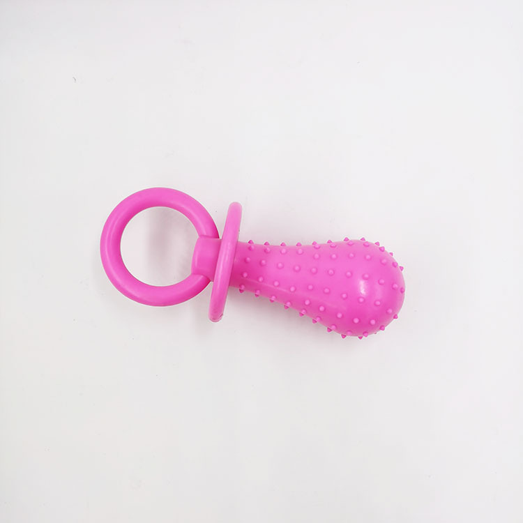 Pet TPR Bite-Resistant Nipple Dog Bell Sounding Toy Tooth Cleaning Molar Rubber Dog Toys Factory Price Direct Sales