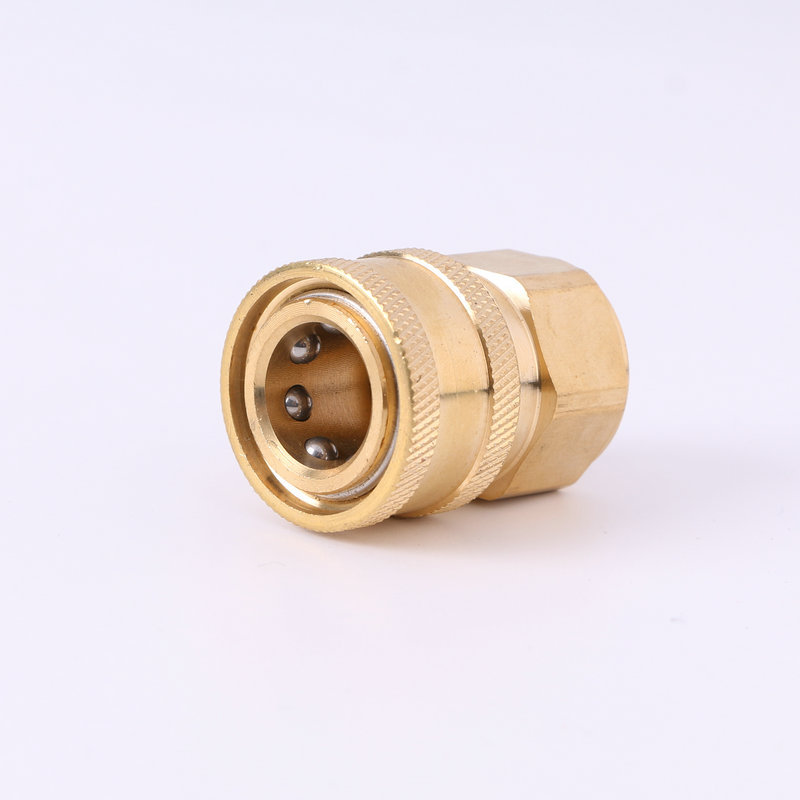 枪头母接头-内丝g14 活动母接头高压洗车机快插接嘴口全铜配件