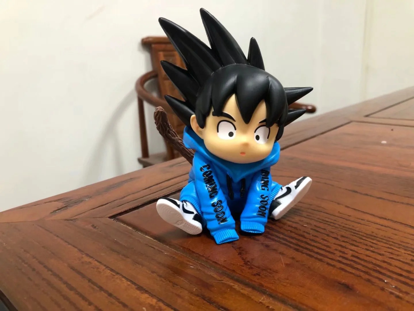 动漫批发 2020新款 潮服悟空 坐姿 潮牌 q版 模型摆件 盒装手办