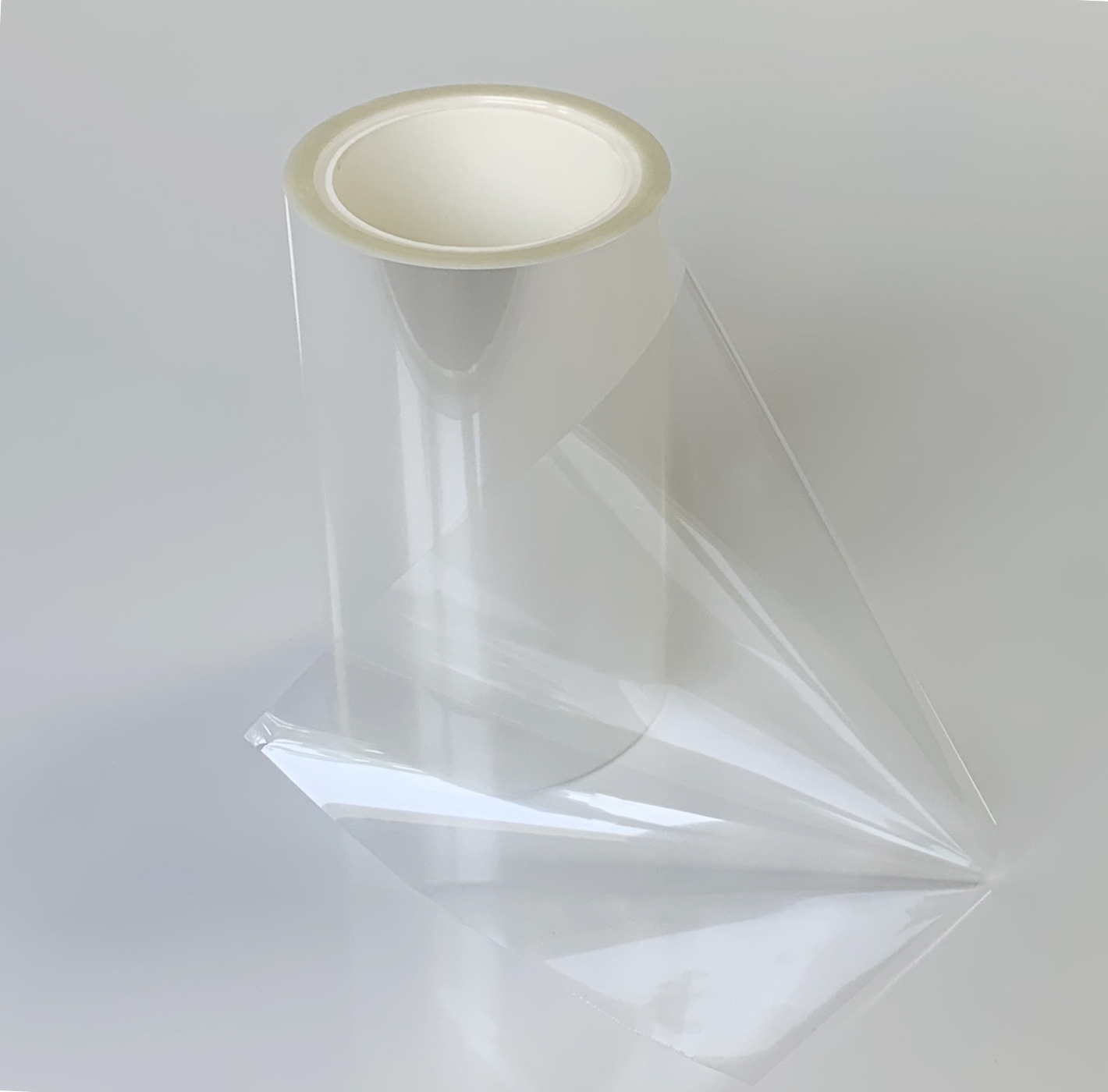 透明单层pet硅胶网纹保护膜 自动排气塑胶外壳背光扩散片易撕薄膜