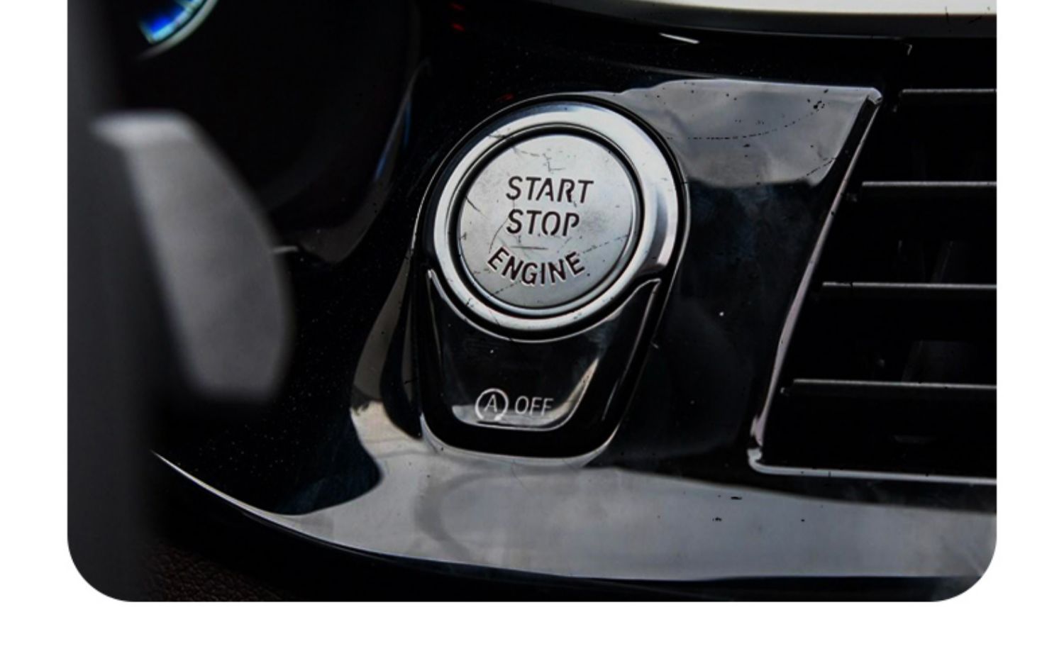 适用宝马水晶一键启动4按键1替换3系6gt装饰5系改装7内饰x1x3x4x5