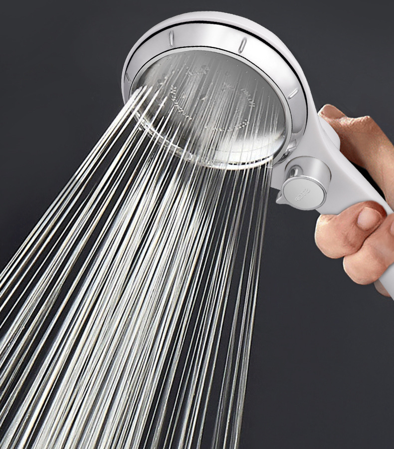 增压淋浴花洒喷头家用大出水高压沐浴淋浴头加压洗澡头莲蓬单套装