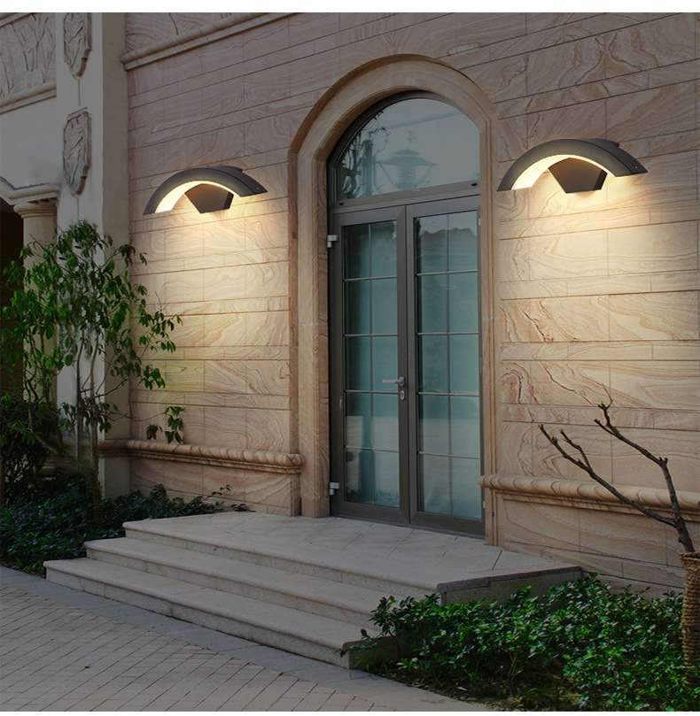 led防水壁灯室外庭院花园别墅公园大门外墙楼体客厅卧室创意灯具