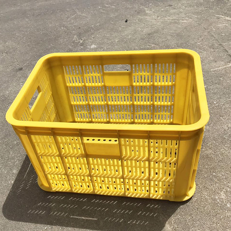 加厚塑料果品框 苹果橘子筐水果运输箱 大号加厚塑胶网格运输筐