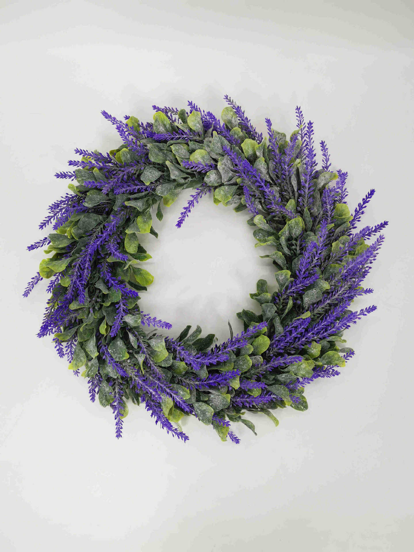 仿真薰衣草花环仿真植物绿植家居装饰婚庆植物墙布景仿真假花热销