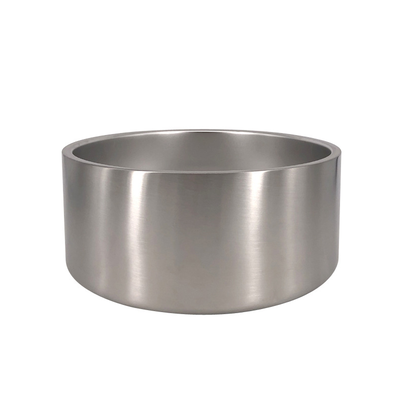 64oz doggie bowl 狗狗食盆双层304不锈钢跨境外贸宠物小狗水盆
