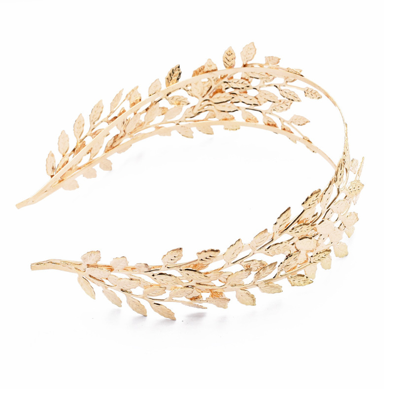 European and American Popular Street Shooting Leaf Headband New Fashion Leaves Headband Wedding Photography Bridal Headdress Wholesale