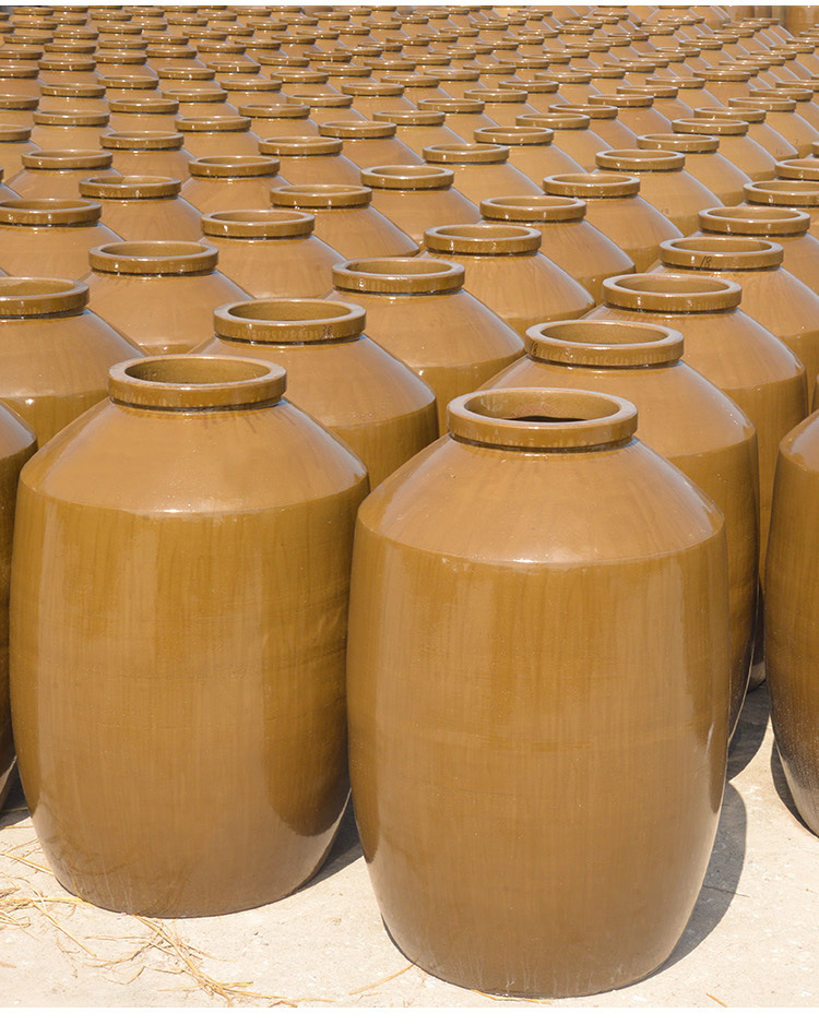 厂家直销1000斤四川粗陶大酒缸酒罐陶瓷密封盖酒坛窖藏大酒坛子