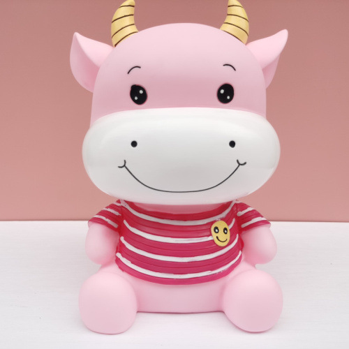 大号生肖牛存钱罐韩国创意可爱卡通储蓄罐不怕摔防摔儿童生日礼物