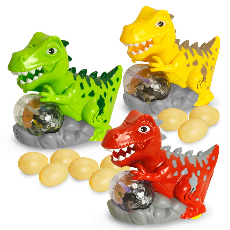 Electric Universal Music Light Laying Eggs Dinosaur Toys Novelty Toys That Can Walk and Sing Children's Toys Wholesale