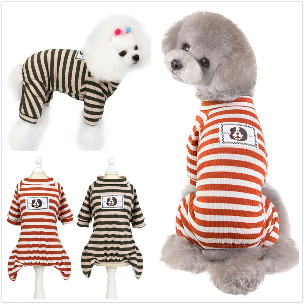 新款宠物衣服泰迪小狗狗衣服春夏装小型犬贵宾猫咪潮范四腿居家服