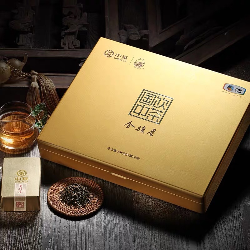正品中粮旗下中茶海堤茶叶 国饮中茶金骏眉茶叶礼盒装