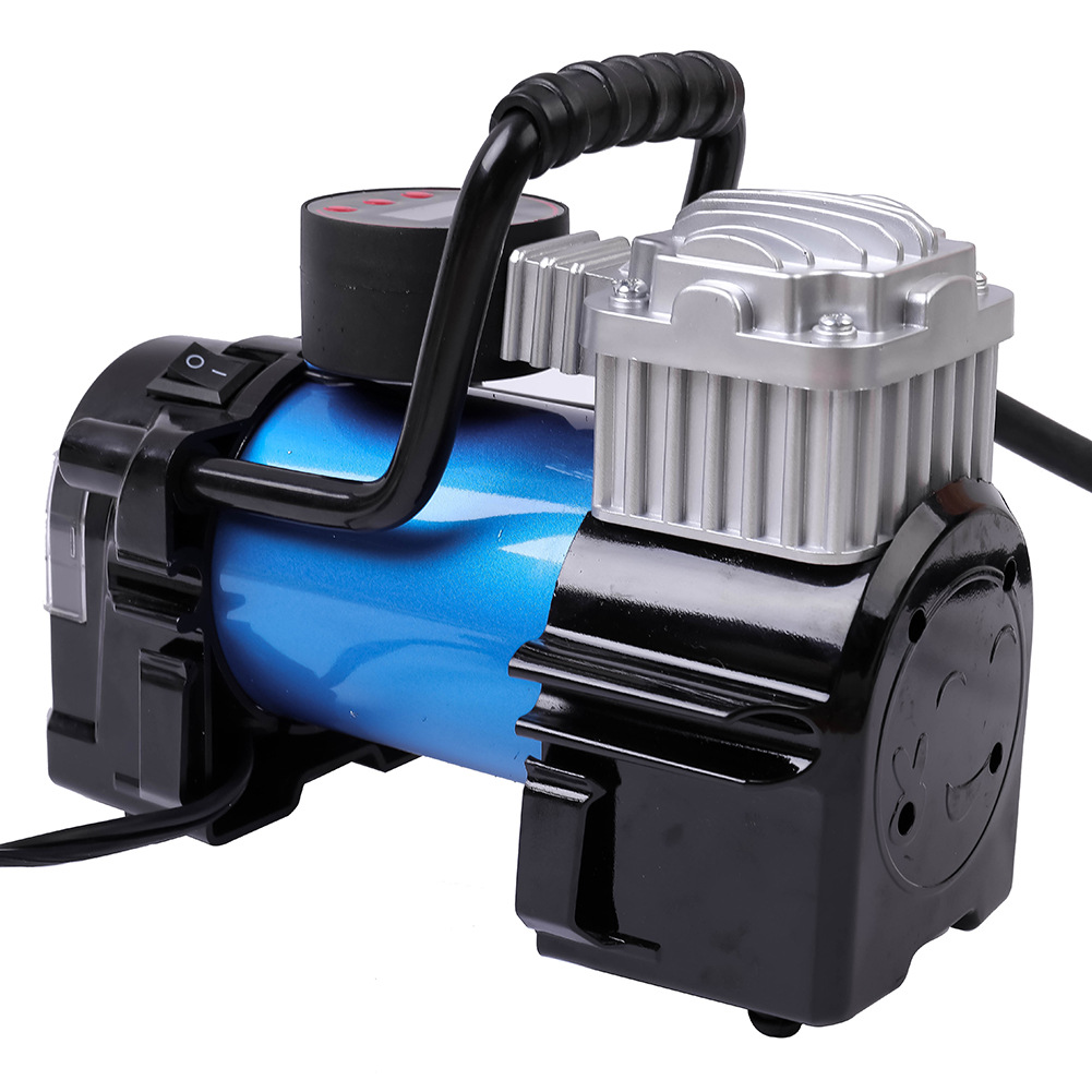 充气泵单缸带灯数显air compressor tire inflator美国仓一件代发