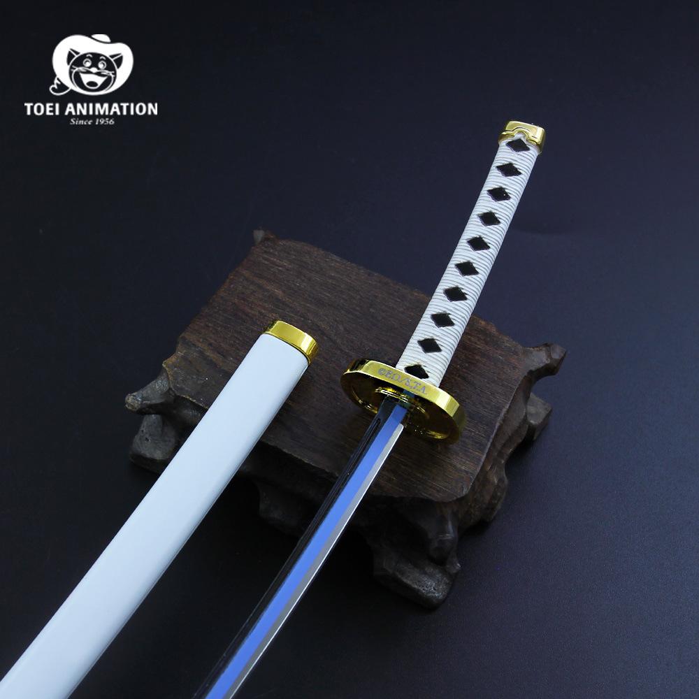 正版航海王动漫周边one piece佐罗阎魔三代鬼彻武器模型金属手办