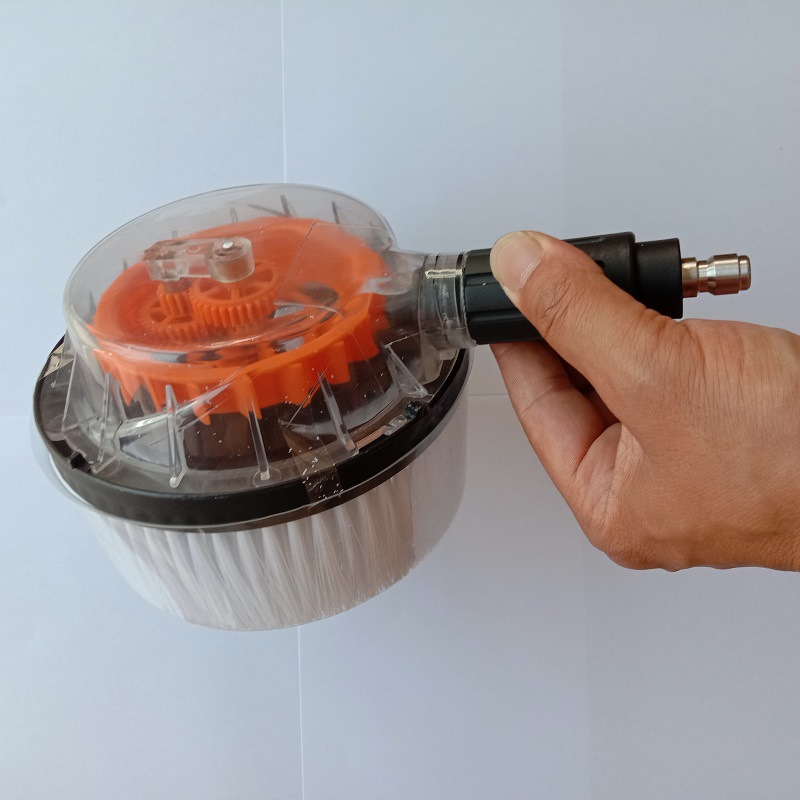 跨境全自动洗车刷快接高压洗车机刷毛刷旋转刷通水毛刷擦车刷轮刷