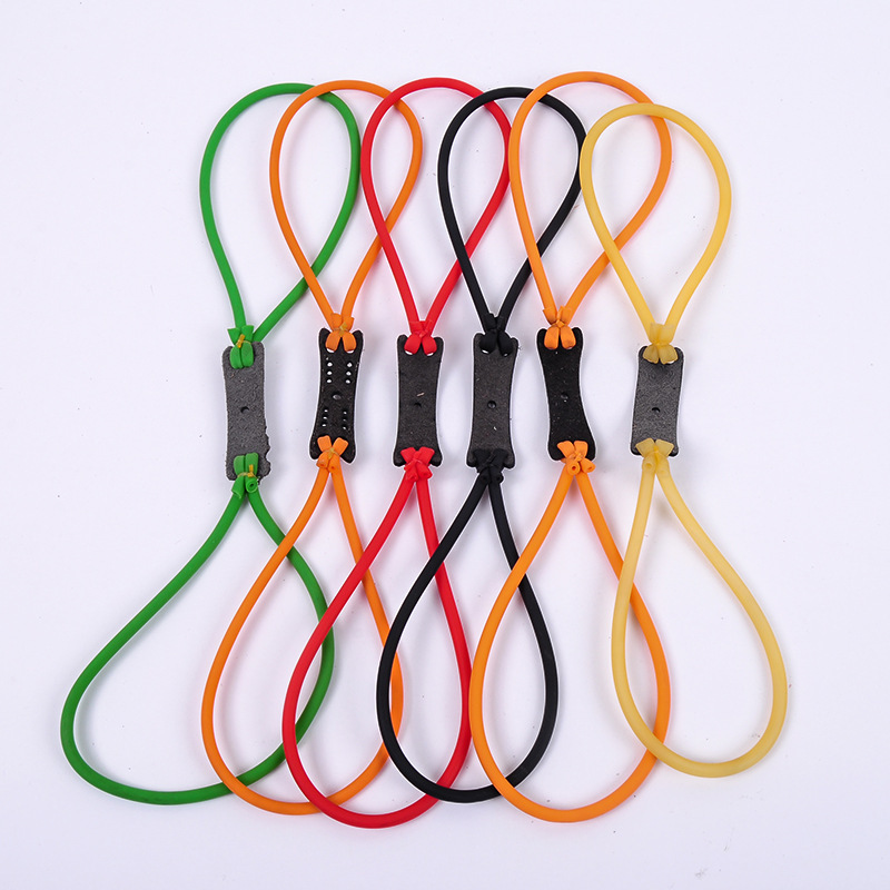 1745传统皮筋组 八字扣绑法弹弓用乳胶管皮筋回弹耐磨弹力绳