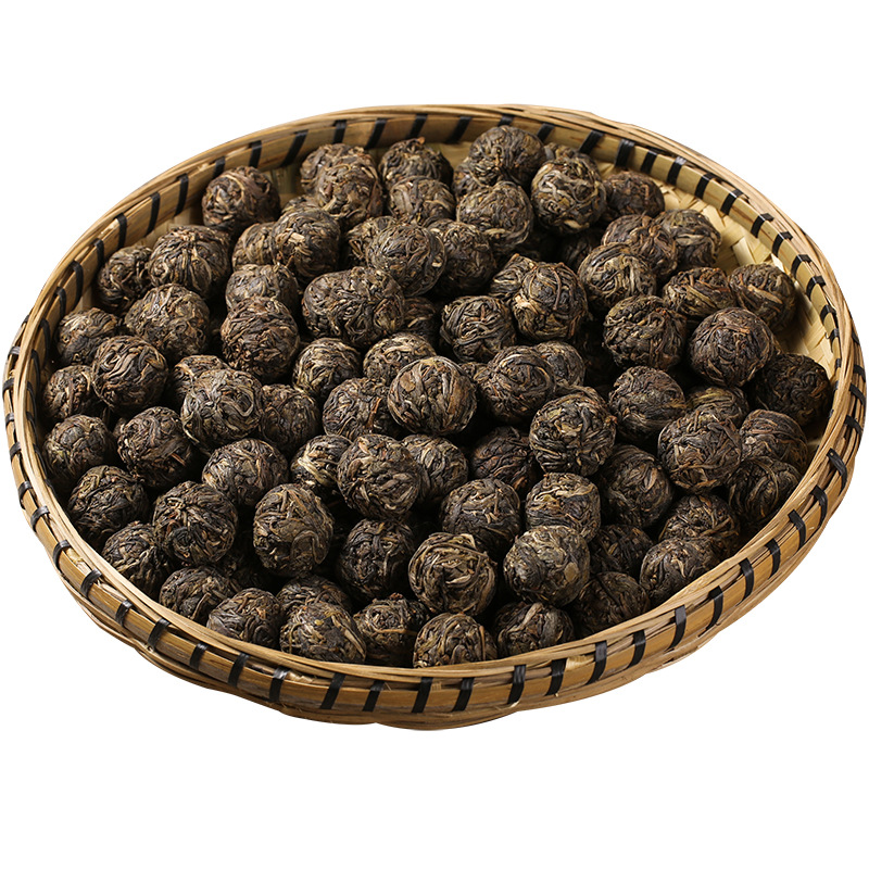 2019年大树生茶小龙珠茶散装云南普洱茶大树迷你茶球手工沱茶烟香