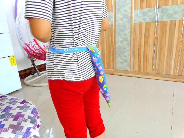 幼儿园帆布布艺diy尾巴 带魔术贴尾巴 儿童课间游戏手工玩具辫子